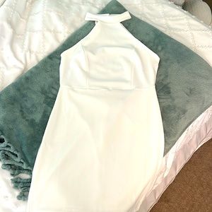 Lulu’s White Halter Dress